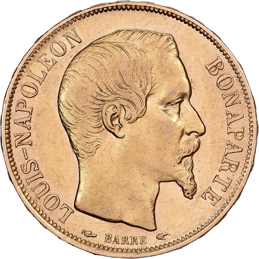 France, 20 Francs, Louis Napoléon Bonaparte, 1852, Paris, Or, TTB+