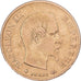 Francja, 10 Francs, Napoléon III, 1860, Strasbourg, Złoto, VF(30-35)