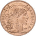 Francia, 10 Francs, Marianne Coq, 1907, Paris, Oro, BB, KM:846