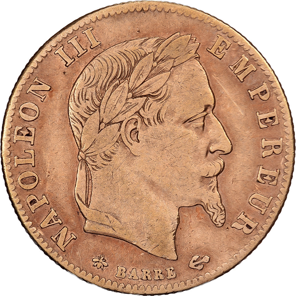 Frankreich, 5 Francs, Napoléon III, 1862, Strasbourg, Gold, SS, Gadoury:1002