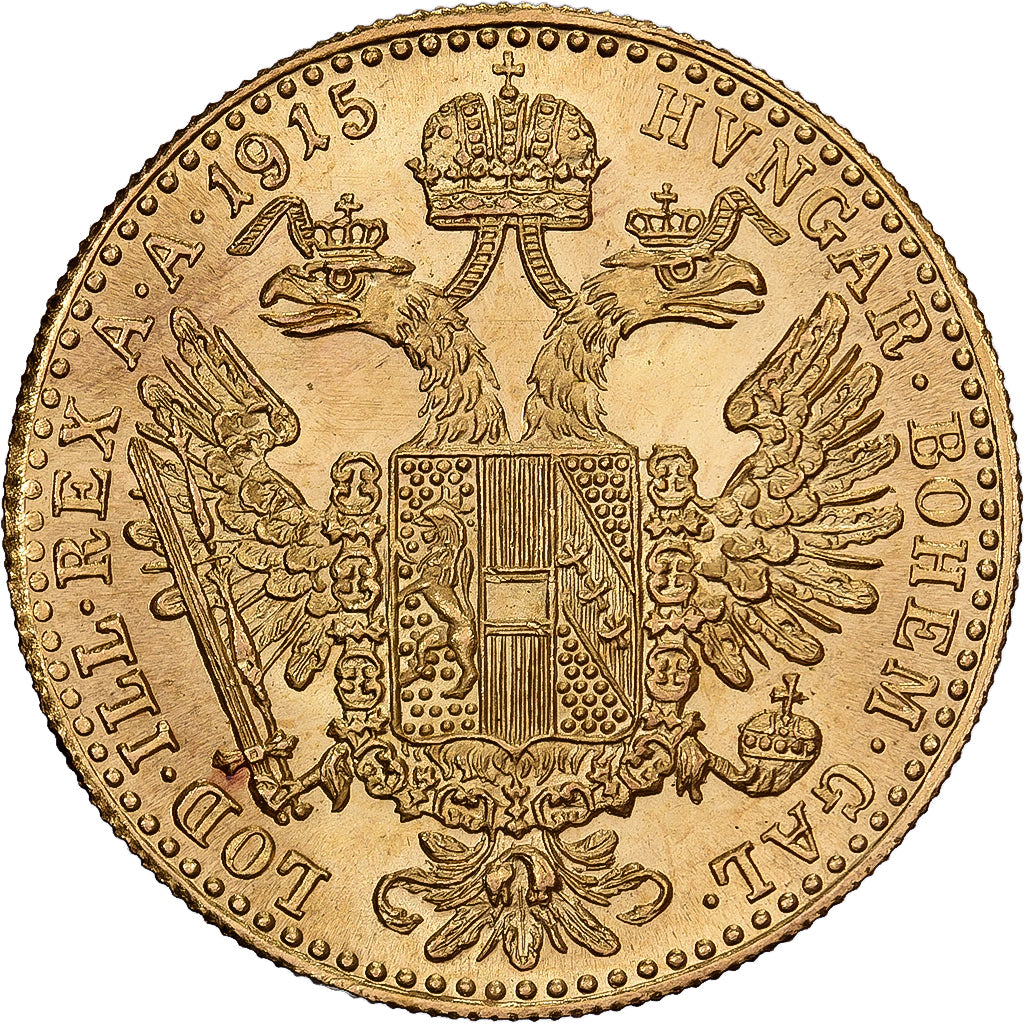 Österreich, Franz Joseph I, 1 Ducat, 1915, Vienna, Gold, MS64, KM:2267