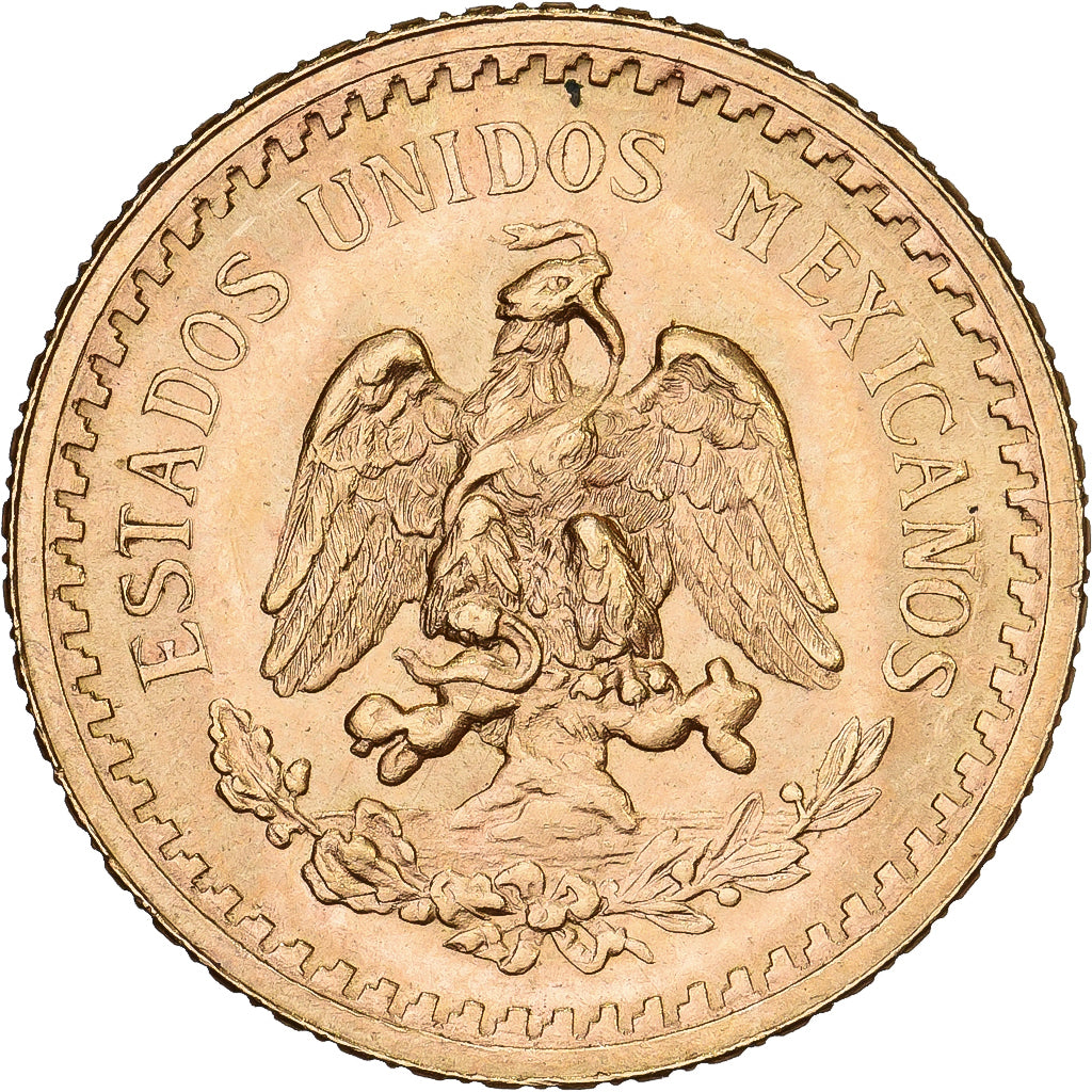 Mexique, 2-1/2 Pesos, 1945, Mexico, Or, SPL, KM:463