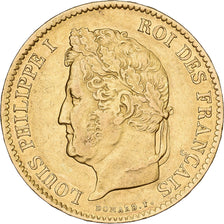 Frankreich, 40 Francs, Louis-Philippe, 1833, Paris, Gold, SS, KM:747.1
