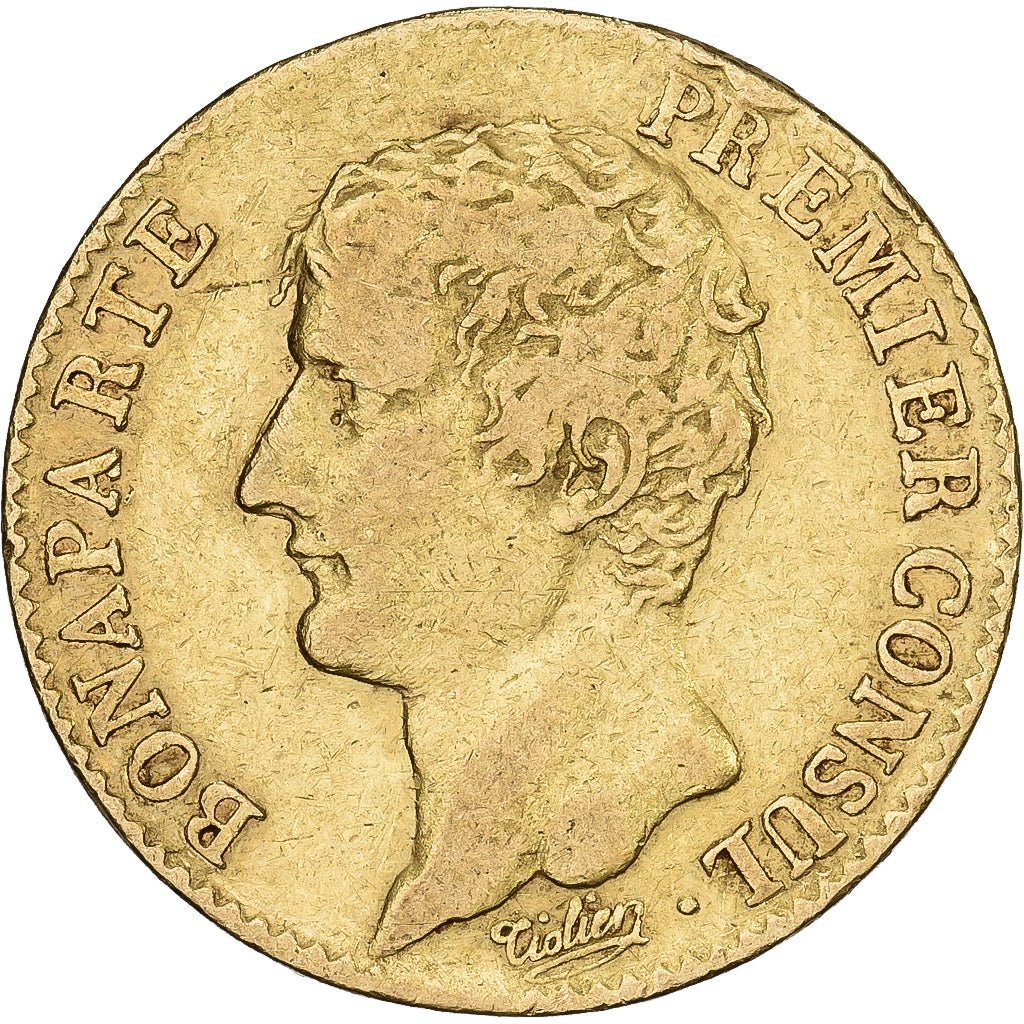 Frankreich, 20 Francs, Napoléon I, An 12, Paris, Premier Consul, Gold, S