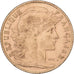 Frankrijk, 10 Francs, Marianne Coq, 1906, Paris, Goud, ZF+, KM:846