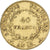 France, 40 Francs, Napoléon I, An 12, Paris, Premier Consul, Gold, EF(40-45)