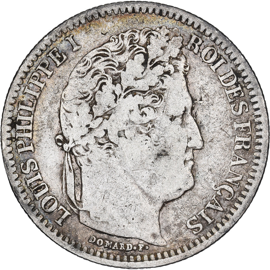 France, 2 Francs, Louis-Philippe, 1832, Rouen, Argent, TB, Gadoury:520, KM:743.2