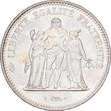 Francia, 50 Francs, Hercule, 1974, Hybrid issue, Plata, EBC, Gadoury:882a