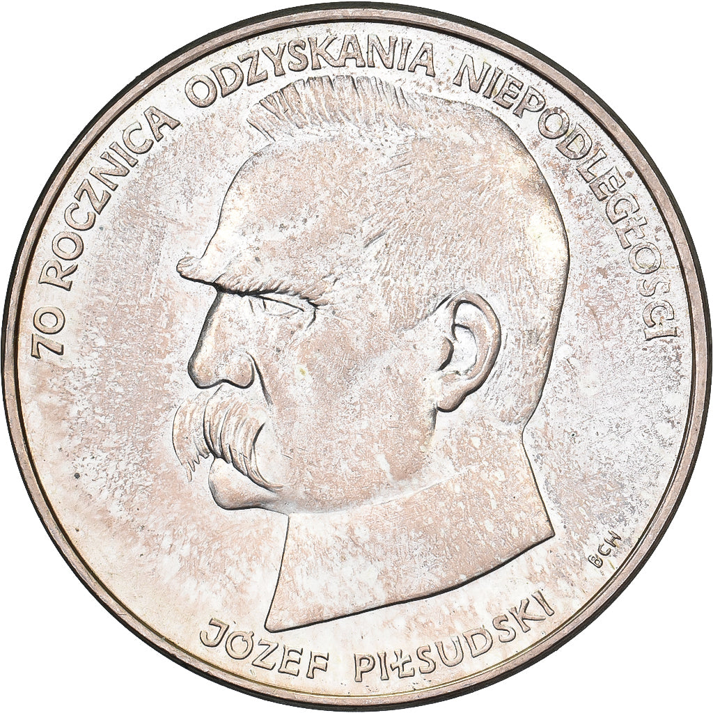 Poland, 50000 Zlotych, 1988, Silver, MS(63), KM:180