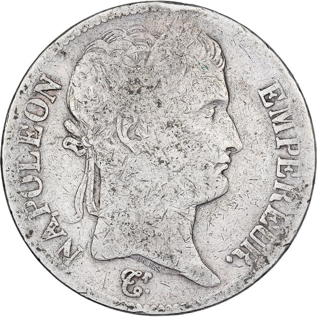 France, 5 Francs, Napoléon I, 1812, Bayonne, Silver, VF(20-25), Gadoury:584