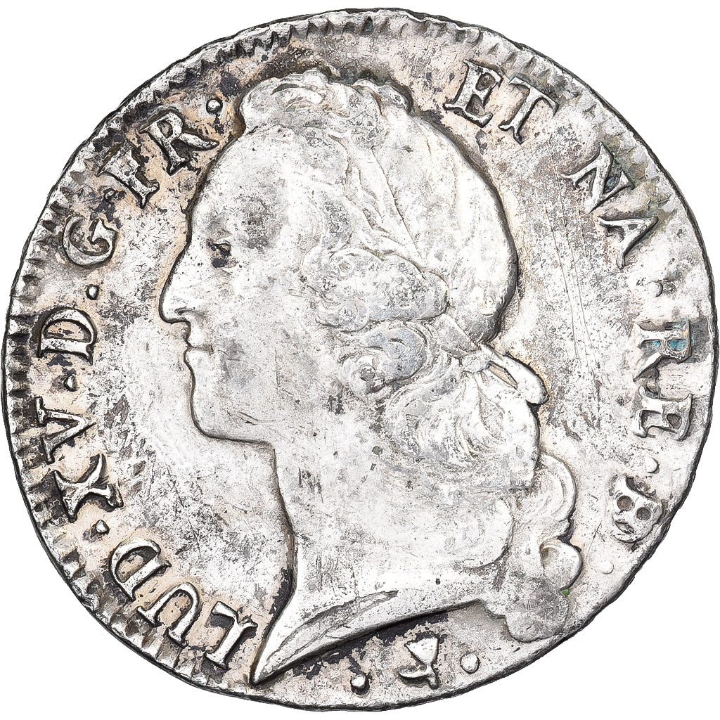 Frankreich, Louis XV, Ecu, aux branches d'olivier, 1770, Pau, Silber, S+