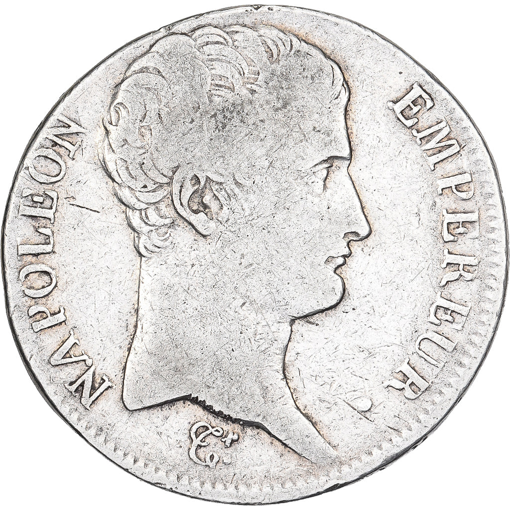 France, 5 Francs, Napoléon I, AN 13, Toulouse, Silver, VF(20-25), Gadoury:580