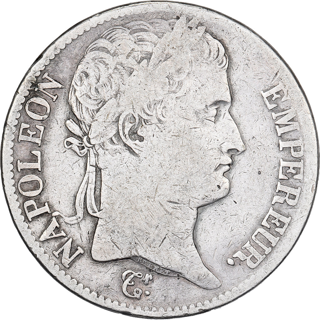 França, 5 Francs, Napoléon I, 1813, Paris, Prata, VF(20-25), Gadoury:584