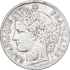 France, 5 Francs, Cérès, 1849, Paris, Argent, TB, Gadoury:719, KM:761.1
