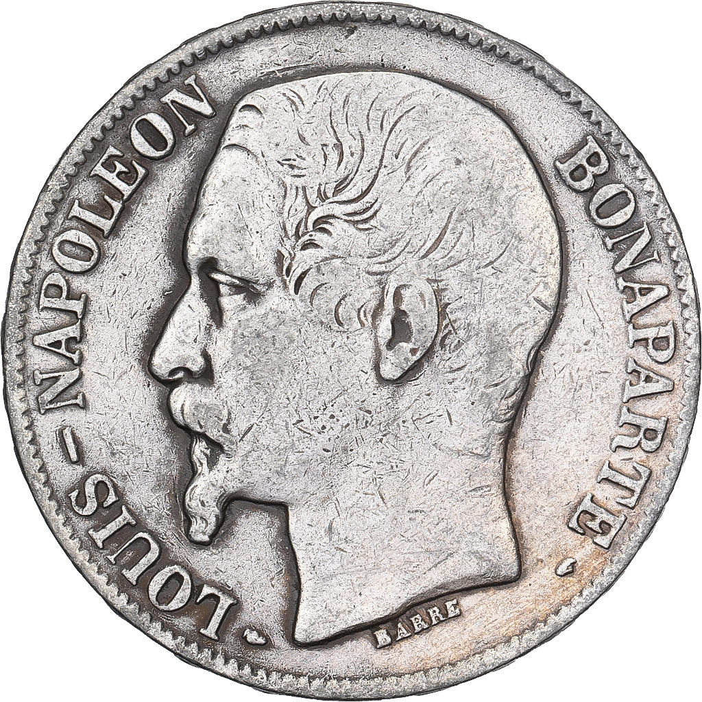 Francia, 5 Francs, Louis Napoléon Bonaparte, 1852, Paris, Contemporary forgery
