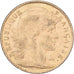 Francia, 10 Francs, Marianne Coq, 1912, Paris, Oro, BB+, Gadoury:1017, KM:846