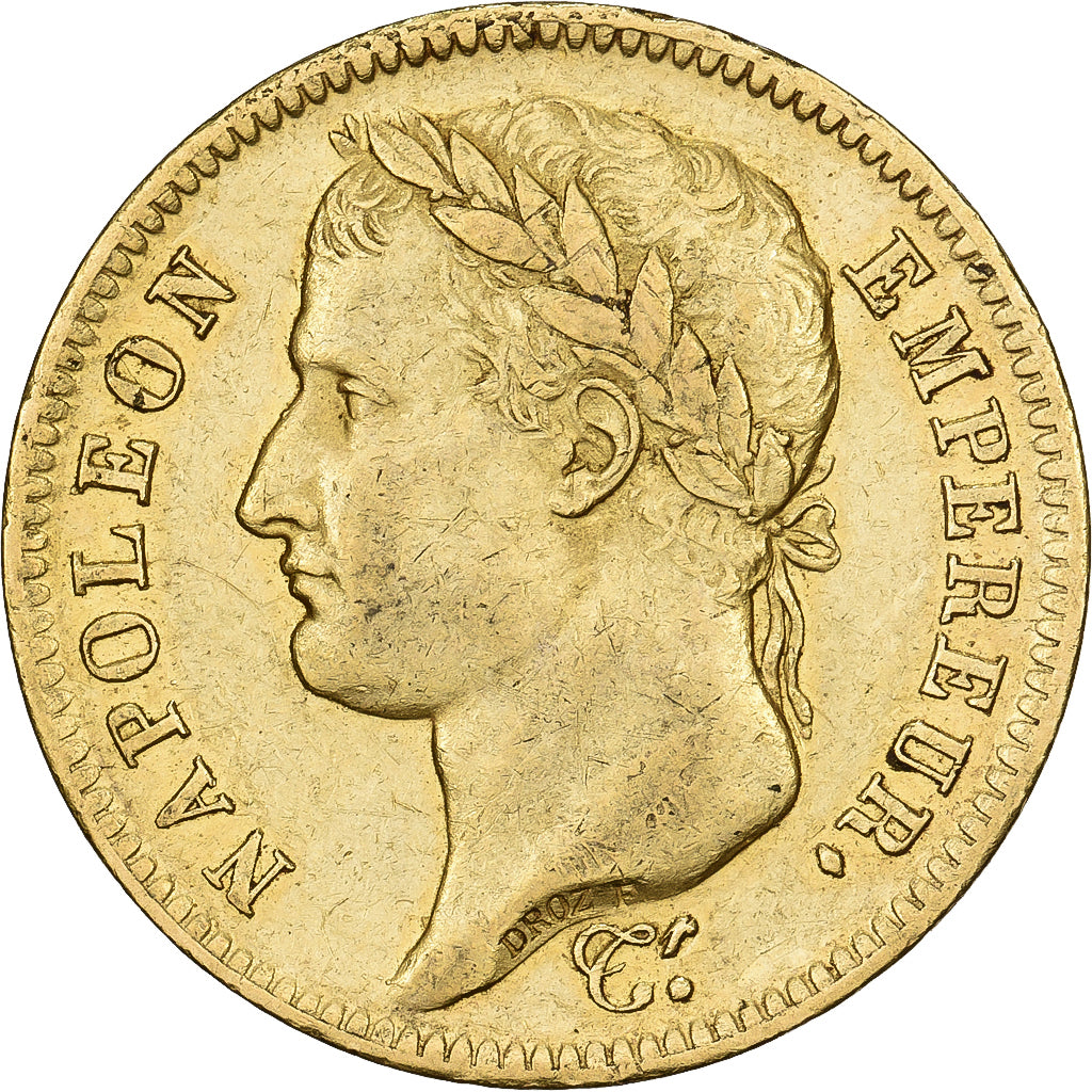 Frankrijk, 40 Francs, Napoléon I, 1813, Paris, Goud, ZF, Gadoury:1084, KM:696.1