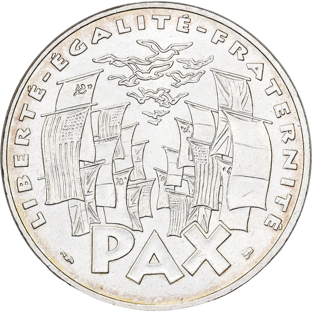France, 100 Francs, 8 mai 1945, 1995, Paris, Argent, SPL, Gadoury:952, KM:1116.1