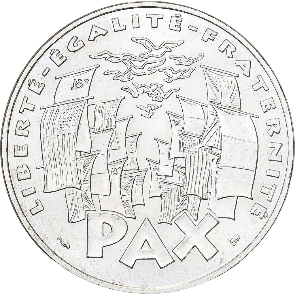 Francia, 100 Francs, 8 mai 1945, 1995, Paris, Argento, SPL, Gadoury:952