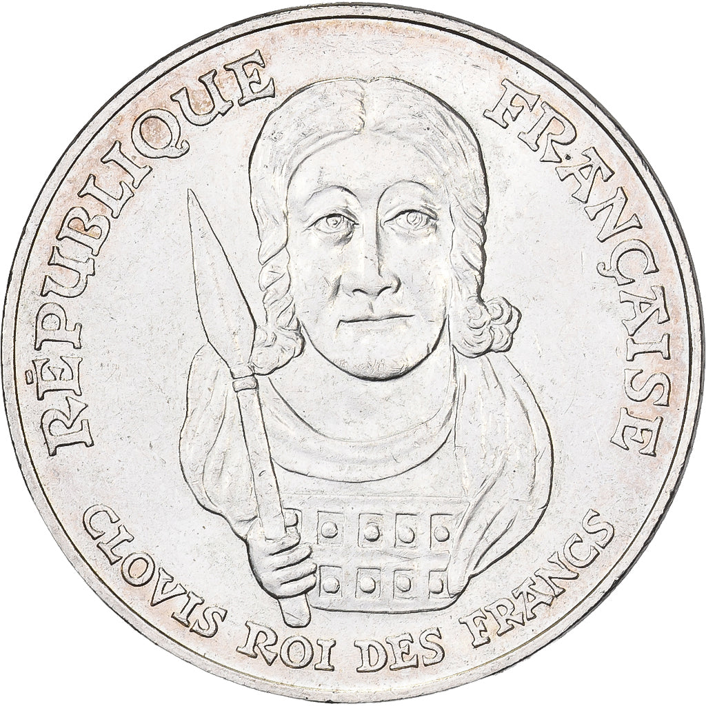 Francia, 100 Francs, Clovis, 1996, Argento, SPL, Gadoury:953, KM:1180