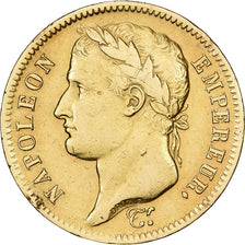 Francia, 40 Francs, Napoléon I, 1813, Paris, Oro, MBC, Gadoury:1084, KM:696.1