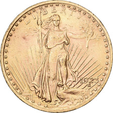 United States, $20, Double Eagle, Saint-Gaudens, 1923, Philadelphia, Gold