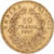 Francja, 10 Francs, Napoléon III, 1857, Paris, Złoto, VF(20-25), Gadoury:1014