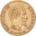 Francja, 10 Francs, Napoléon III, 1860, Paris, Złoto, VF(20-25), Gadoury:1014