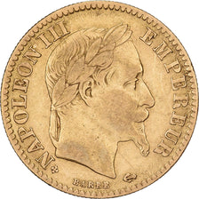 Frankrijk, 10 Francs, Napoléon III, 1863, Strasbourg, Goud, FR, Gadoury:1015