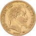 Francia, 10 Francs, Napoléon III, 1863, Strasbourg, Oro, BC+, Gadoury:1015