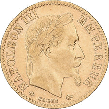France, 10 Francs, Napoléon III, 1864, Paris, Gold, EF(40-45), Gadoury:1015
