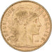 Frankrijk, 10 Francs, Marianne Coq, 1900, Paris, Goud, ZF, Gadoury:1017, Le