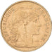 Frankreich, 10 Francs, Marianne Coq, 1901, Paris, Gold, SS+, Gadoury:1017