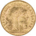 Frankreich, 10 Francs, Marianne Coq, 1911, Paris, Gold, SS, KM:846