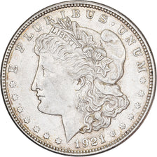 États-Unis, Dollar, Morgan, 1921, Denver, Argent, TTB, KM:110