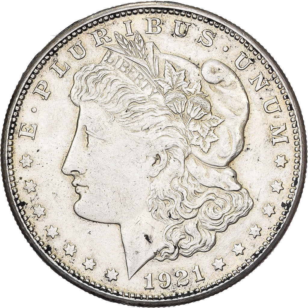 Estados Unidos da América, Dollar, Morgan, 1921, San Francisco, Prata