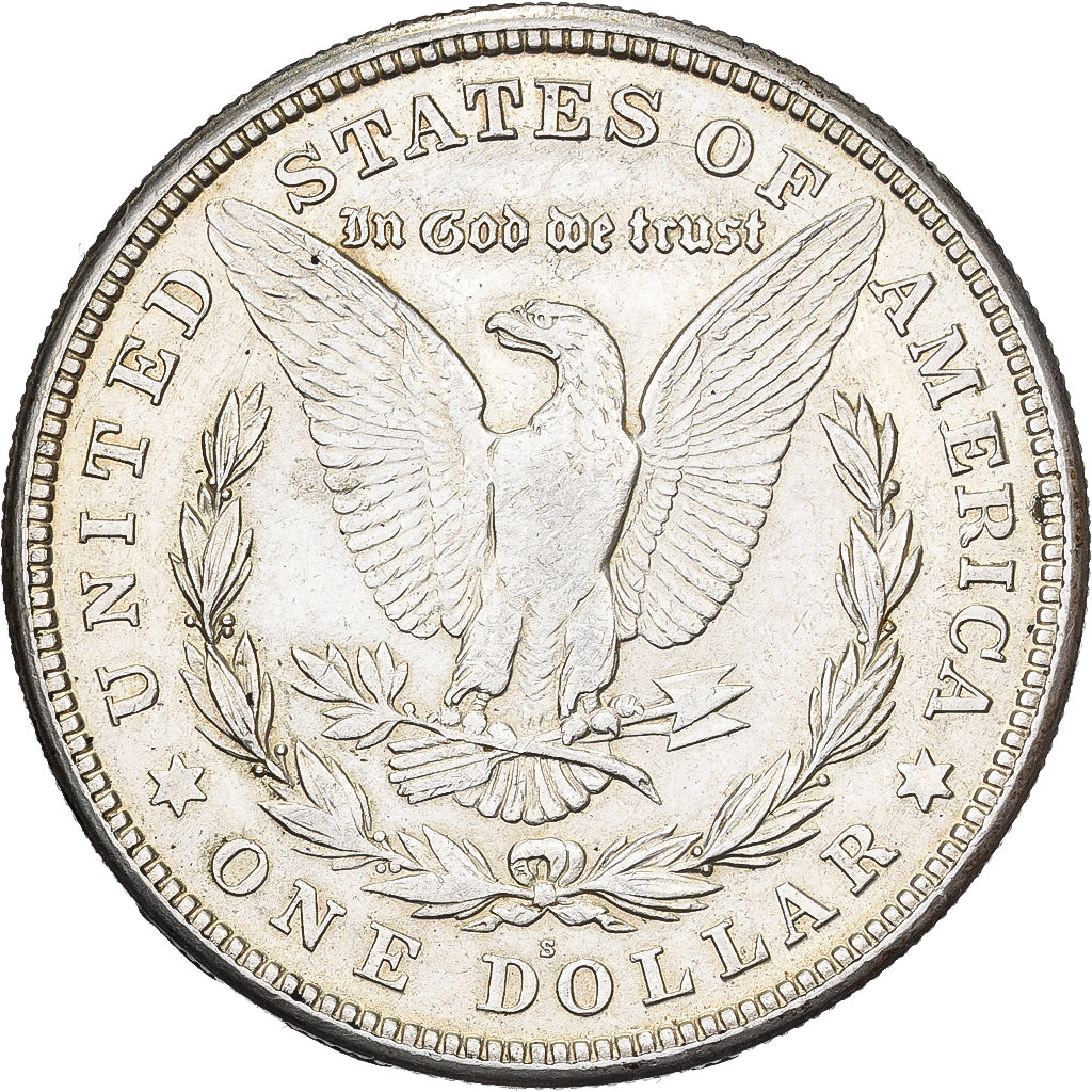 Estados Unidos da América, Dollar, Morgan, 1921, San Francisco, Prata