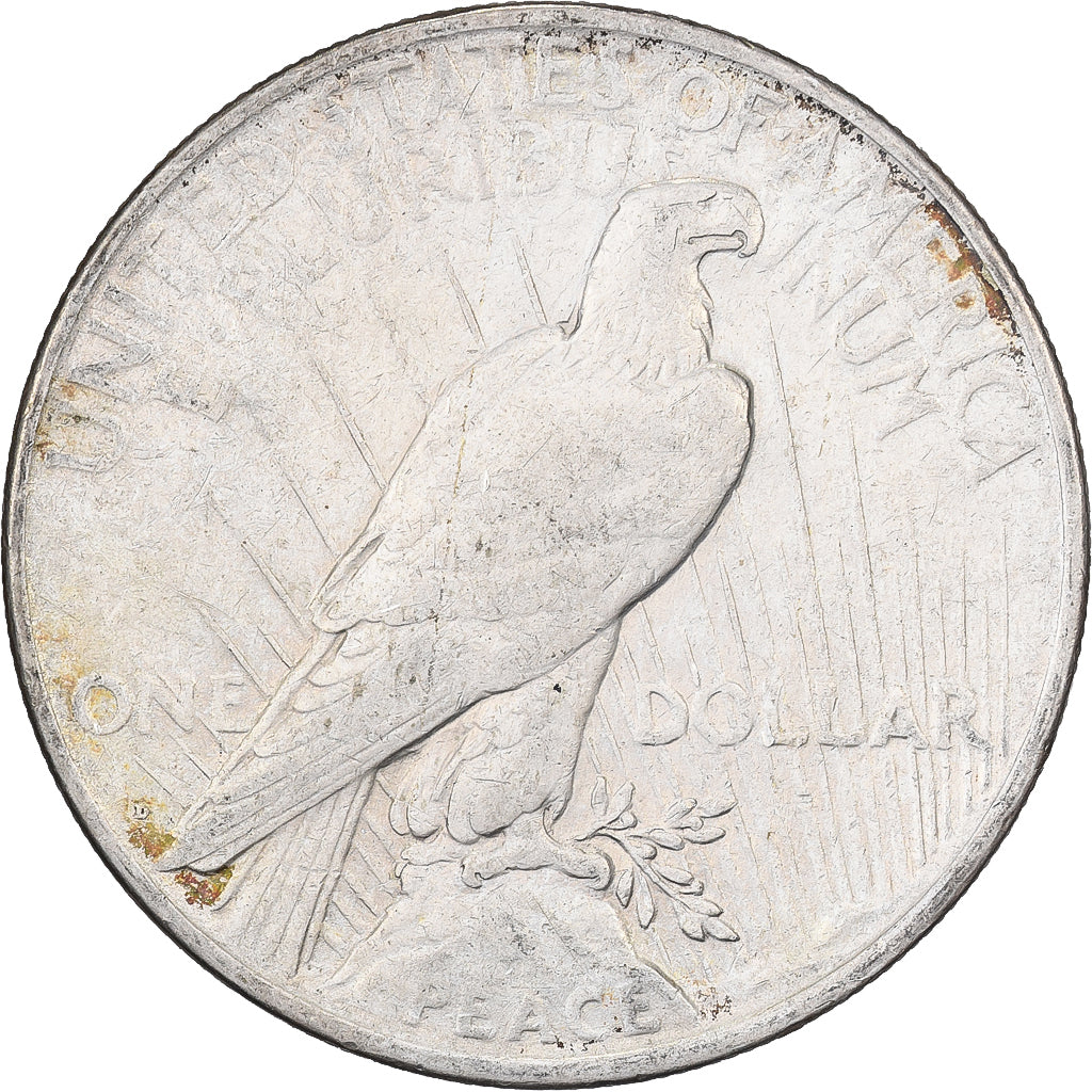 États-Unis, Dollar, Peace, 1922, Denver, Argent, TTB