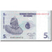 Banknote, Congo Democratic Republic, 5 Centimes, 1997, 1997-11-01, KM:81a