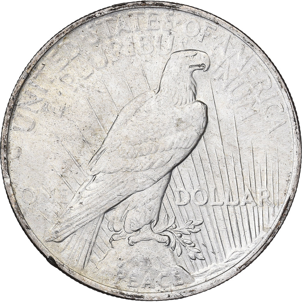 États-Unis, Dollar, Peace, 1923, Philadelphie, Argent, SUP, KM:150