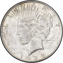 United States, Dollar, Peace, 1925, San Francisco, Silver, EF(40-45), KM:150