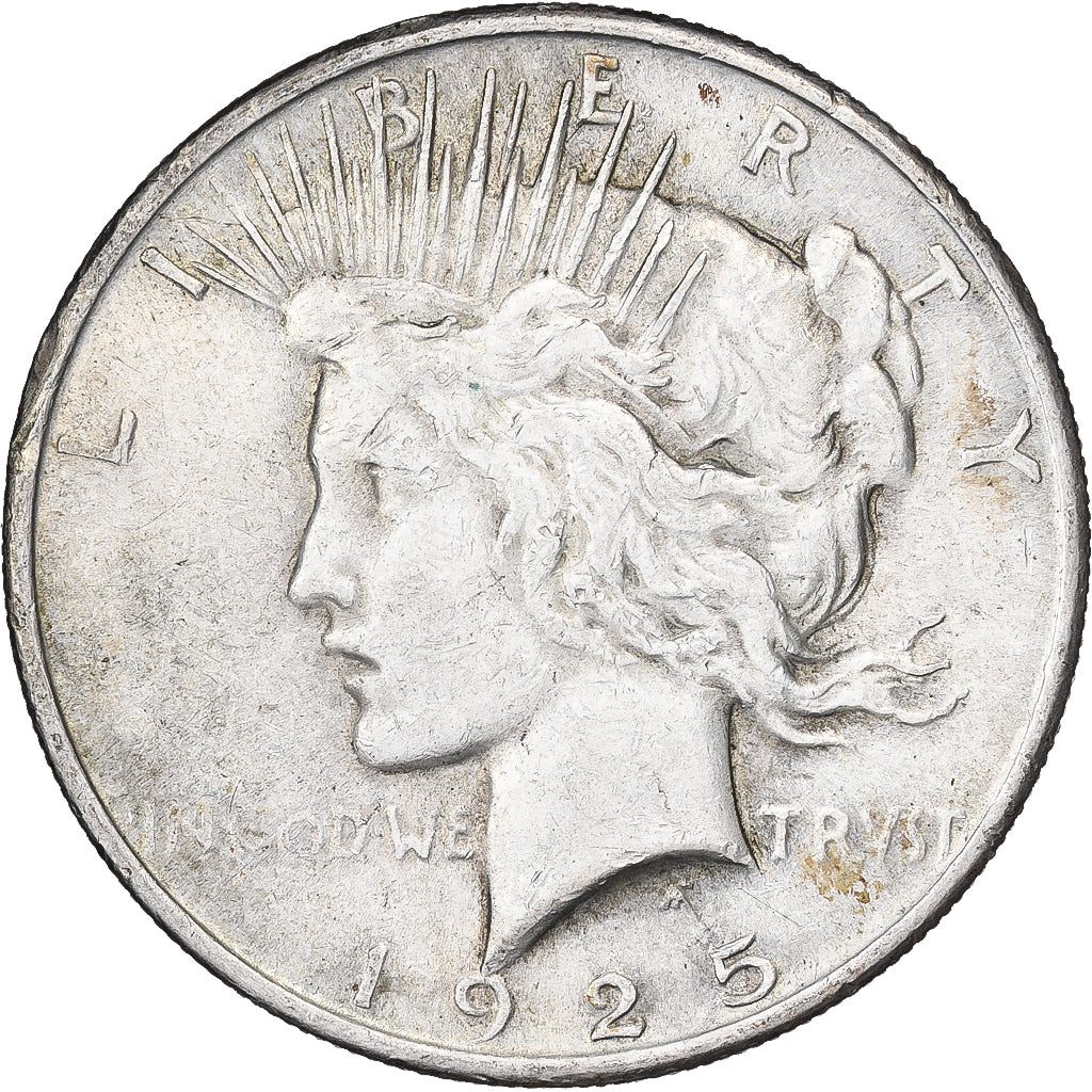 Vereinigte Staaten, Dollar, Peace, 1925, Philadelphia, Silber, SS, KM:150