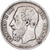 Bélgica, Leopold II, 5 Francs, 5 Frank, 1868, Tranche B, Plata, BC+, KM:24