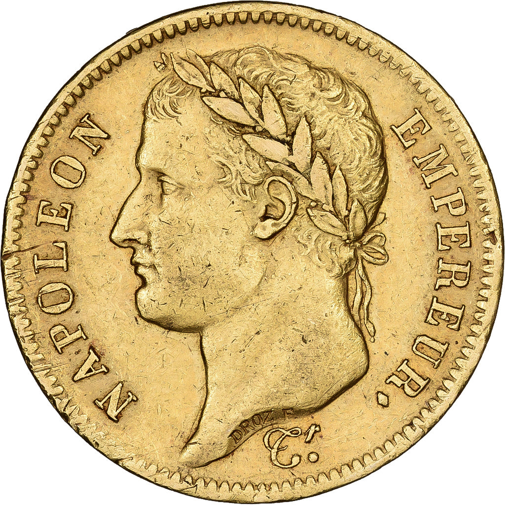France, 40 Francs, Napoléon I, 1811, Paris, Gold, EF(40-45), Gadoury:1084, Le