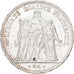France, 5 Francs, Hercule, 1876, Paris, Argent, SUP+, Gadoury:745a, KM:820.1