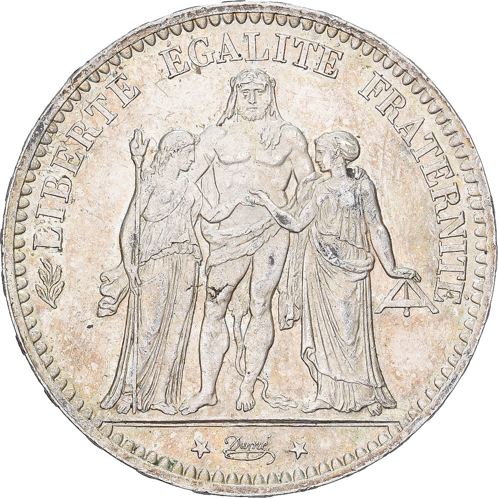 France, 5 Francs, Hercule, 1875, Paris, Argent, SUP, Gadoury:745a, KM:820.1