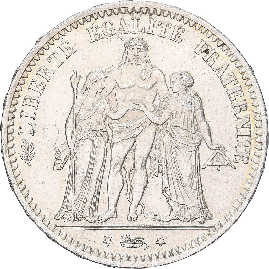Frankreich, 5 Francs, Hercule, 1873, Paris, Silber, VZ+, Gadoury:745.a, KM:820.1