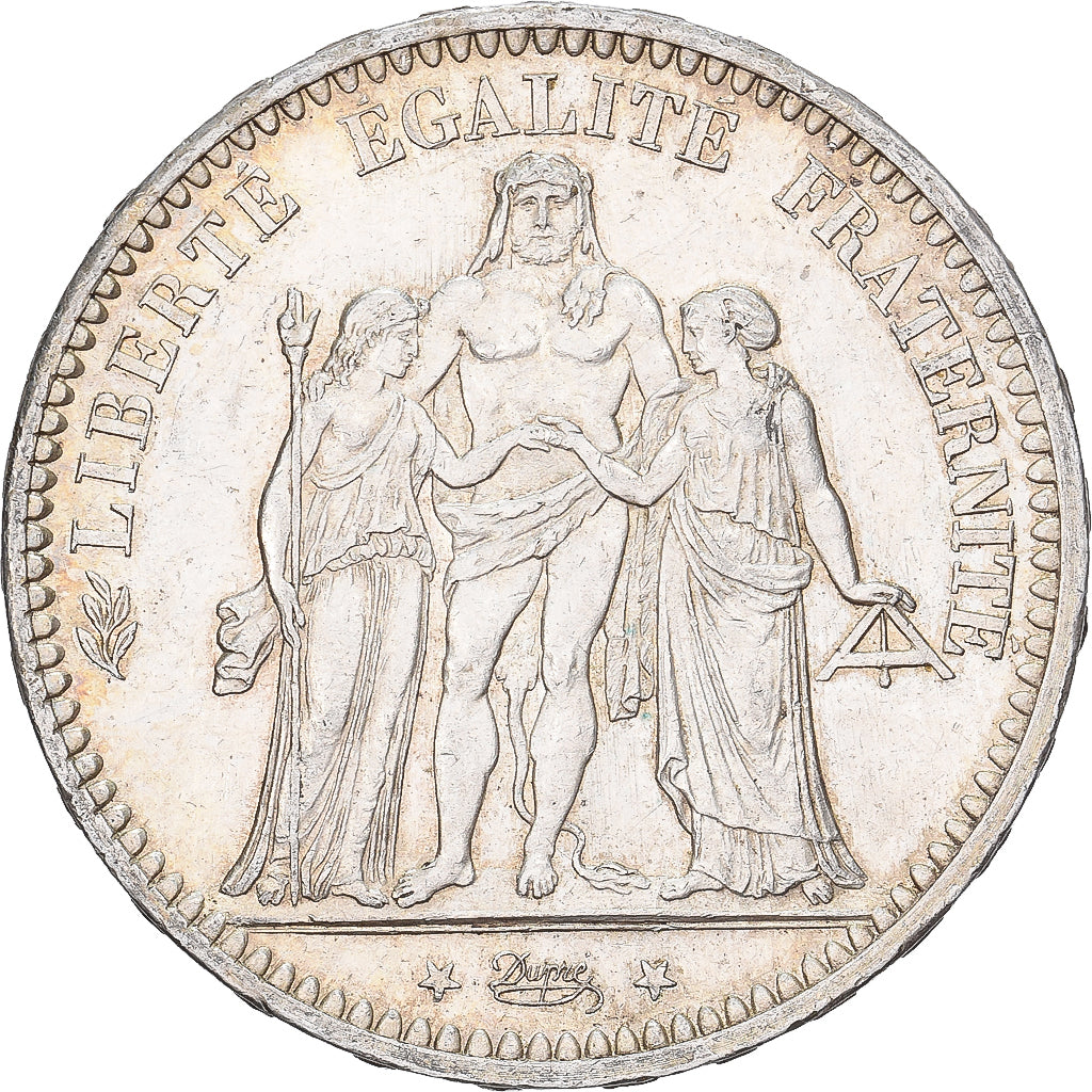 Frankreich, 5 Francs, Hercule, 1873, Paris, Silber, VZ+, Gadoury:745.a, KM:820.1