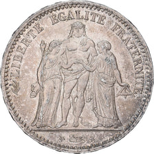 France, 5 Francs, Hercule, 1873, Paris, Silver, MS(60-62), Gadoury:745.a