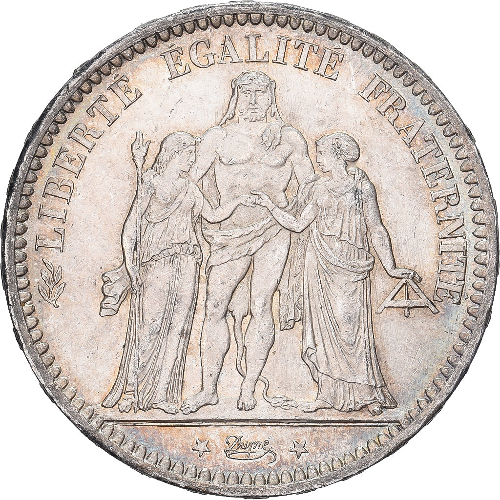 Francia, 5 Francs, Hercule, 1873, Paris, Argento, SPL, Gadoury:745.a, KM:820.1